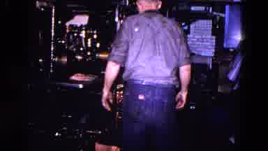 Trenton New Jersey (1967): Grease Men Work In Factory Surrounded By Machinery