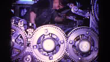 Trenton New Jersey (1967): Two Men Each Doing A Job Working On Large Machines In A