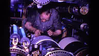 Trenton New Jersey (1967): A Mechanic Is Fixing Something But We Don't Know