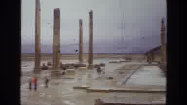 Iran (1972): Ancient Ruins Of A Temple Complex With Long Standing Columns