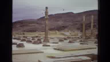 Iran (1972): Ancient Ruins Filmed On Grainy Footage While Panning