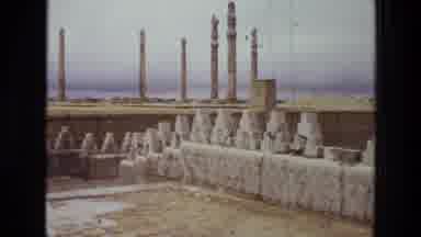 Iran (1972): A View Of Monuments Buildings And Statues