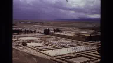 Iran (1972): A Labyrinth-Style Garden In An Open Field Filmed By Day