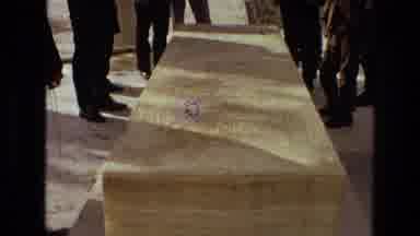Iran (1972): Appears To Be A Casket Possible Funeral Dress Shoes Looks Like A