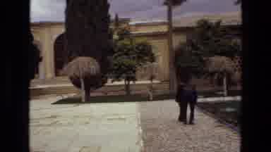 Iran (1972): Entrance To A Well-Built Religious Temple With An Immaculate Garden