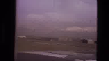 Iran (1972): A View Of An Airport Planes Flying In And Out