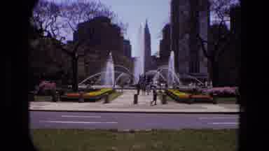 Iran (1972): View Of Beautiful Square With Fountain In The Center Surrounded By
