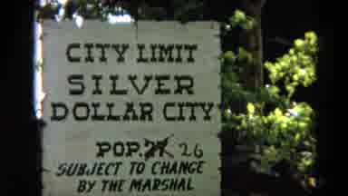 Branson Missouri USA (1968): Sign That Says City Limit Silver Dollar City Pop 26
