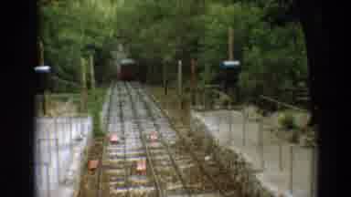 Branson Missouri USA (1968): Train-Car Passing By