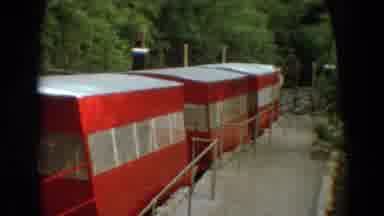 Branson Missouri USA (1968): Old Time Tram Beginning To Unloading At A National