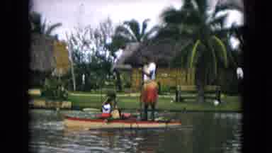 Honolulu Hawaii (1968): People Exploring A Beautiful Island While On A Rowing On A