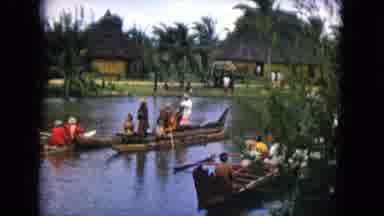 Honolulu Hawaii (1968): Rowing Lesson On The Water