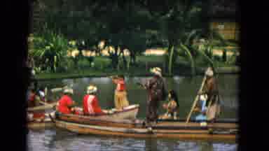Honolulu Hawaii (1968): Lady Standing Up Dancing And Everyone Playing Music