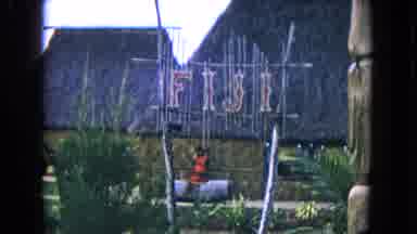 Honolulu Hawaii (1968): A Sign That Say Fiji Then Houses