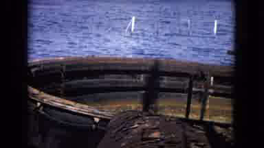 Honolulu Hawaii (1968): Remains Of A Wrecked And Rusty Ship Hindering Navigability