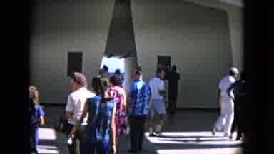 Honolulu Hawaii (1968): Groups Of People Walking Around Wind Blowing On A American