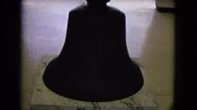 Honolulu Hawaii (1968): Large Bell Inside Building