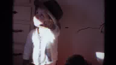 Lincoln Nebraska (1968): Two Brothers Playing Sheriff And Waving At Their New
