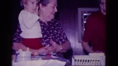 Minnesota USA (1968): A Family Gathering With A Newborn In The Kitchen To