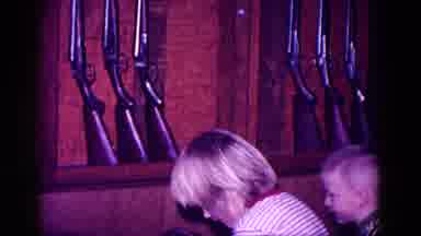 Minnesota USA (1968): Young Children Inside A Location With Many Hunting Guns