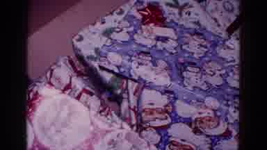 Minnesota USA (1968): Lo Fi Man Opening Presents On Christmas Morning