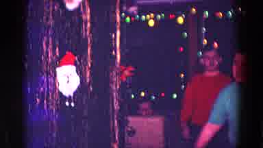 Minnesota USA (1968): Kids Enjoying Christmas With Family