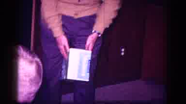 Minnesota USA (1968): Father Gives Son Gift And Son Unwraps It