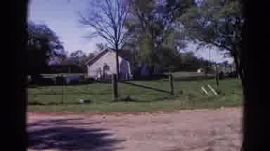 Wauconda Illinois USA (1968): Peaceful Farm House Where Animals Stand Behind The