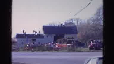 Wauconda Illinois USA (1968): A Small Cabin Shaped Building With Garden In Front