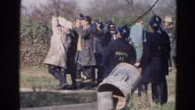 Wauconda Illinois USA (1968): People Looking Up At Sky On A Bright Sunny Day