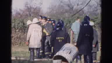 Wauconda Illinois USA (1968): Firefighters And People Standing Around Together And