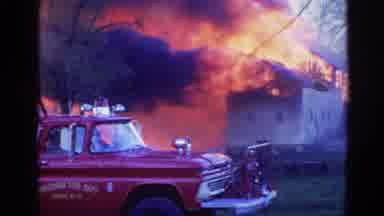 Wauconda Illinois USA (1968): House On Fire Back In The Day