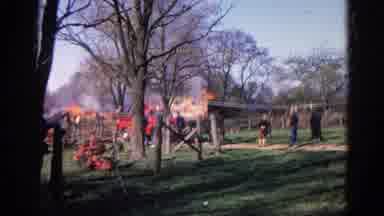 Wauconda Illinois USA (1968): Field On Fire