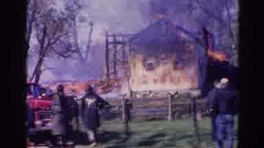 Wauconda Illinois USA (1968): Several People Standing Next To A Fire-Truck