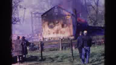 Wauconda Illinois USA (1968): Houses Burning Down