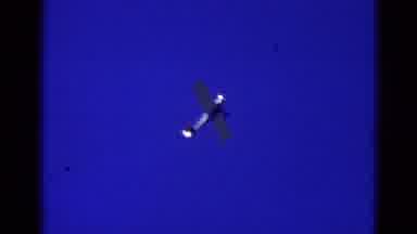 Wauconda Illinois USA (1968): Plane Flies Up Over The Fire And Smoke As The Fire