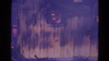 Wauconda Illinois USA (1968): Building On Engulfed With Fire As Well As All The