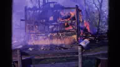 Wauconda Illinois USA (1968): A View Of Food Cooking On A Campsite