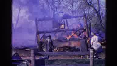 Wauconda Illinois USA (1968): Fire Burned Down Helpless Loss Firefighters
