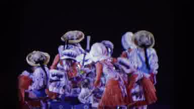 Chicago Illinois USA (1969): Talented Ice Skaters In Costumes Performing On The