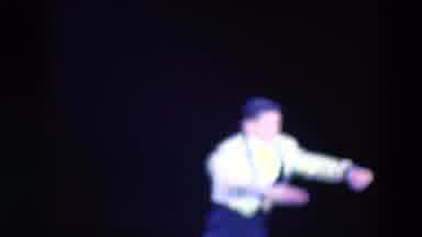 Chicago Illinois USA (1969): A Person Is Rotating Himself During A Show On The