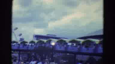 Diller Nebraska (1969): People Are Enjoying The Rides In The Park On Daytime