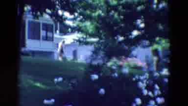 Diller Nebraska (1969): People In A Tent Outside In Front Of Their House