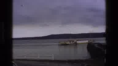 England (1969): Ship Entering Harbor