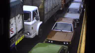England (1969): A Traffic Jam In England In 1969 One Lane Consists Of Cars The