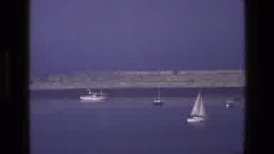 England (1969): Bay View With Many Sport Sailboats On A Very Hot And Sunny Day