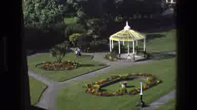 England (1969): Old Recording Of A Group Of People Walking Around A Very Well Care