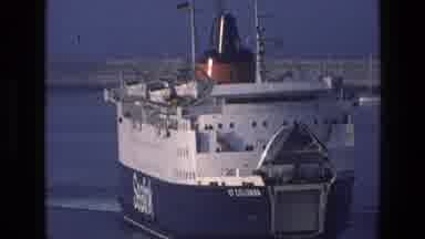 England (1969): A Passenger Ferry Coming Into Port