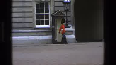 England (1969): Soldier Hat Rifle Door Building Uniform Belt Gloves Window Lights