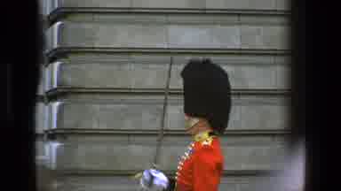 England (1969): Guard In Training With A Lot Of Discipline And Concentration On
